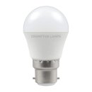 Crompton 5.5W (40w) 240v BC B22 6500k LED Golfball Thermal Plastic Light Bulb