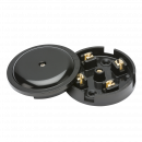 Knightsbridge 20A Junction Box 4-Terminal - Black (79mm) - (SN8420B)