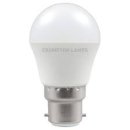 Crompton 5.5W (40w) 240v BC B22 2700k LED Golfball Thermal Plastic Light Bulb