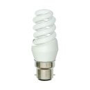 Kosnic Extra Mini 7w 240v BC B22 2700K CFL Low Energy Spiral Helix Bulb