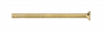 Knightsbridge M3.5 x 50mm Flat-Head countersunk electrical socket screw - Brass 100pcs - (C-SCREW50B)