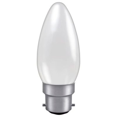 40w 240v BC B22 Opal Incandescent Candle Bulb