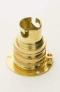 Jeani Lamp Holder A98 Batten Type SBC Small Bayonet Screw Shade Ring Brass